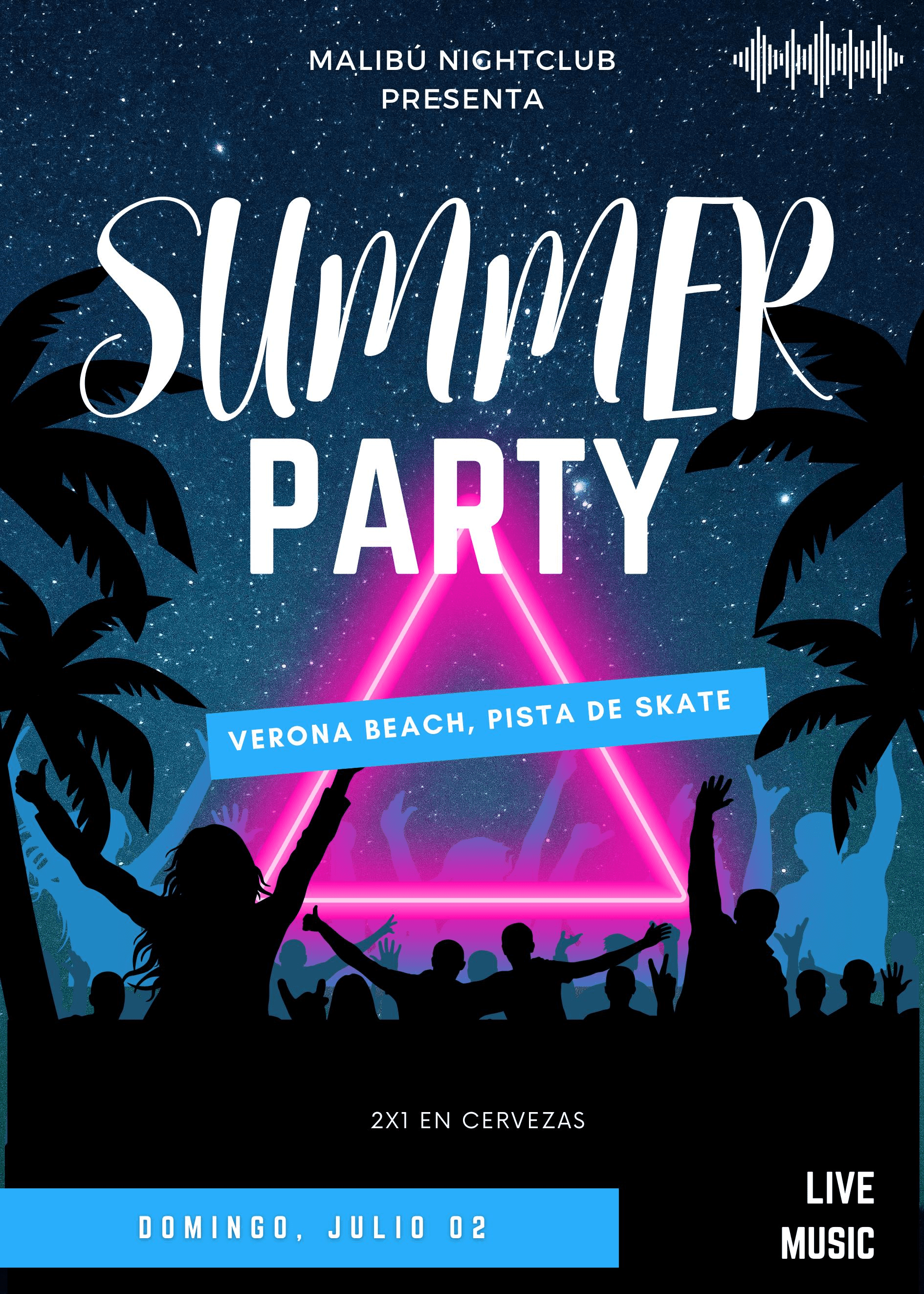 MALIBÚ NIGHT CLUB ORGANIZA UN EVENTO EN LA PLAYA